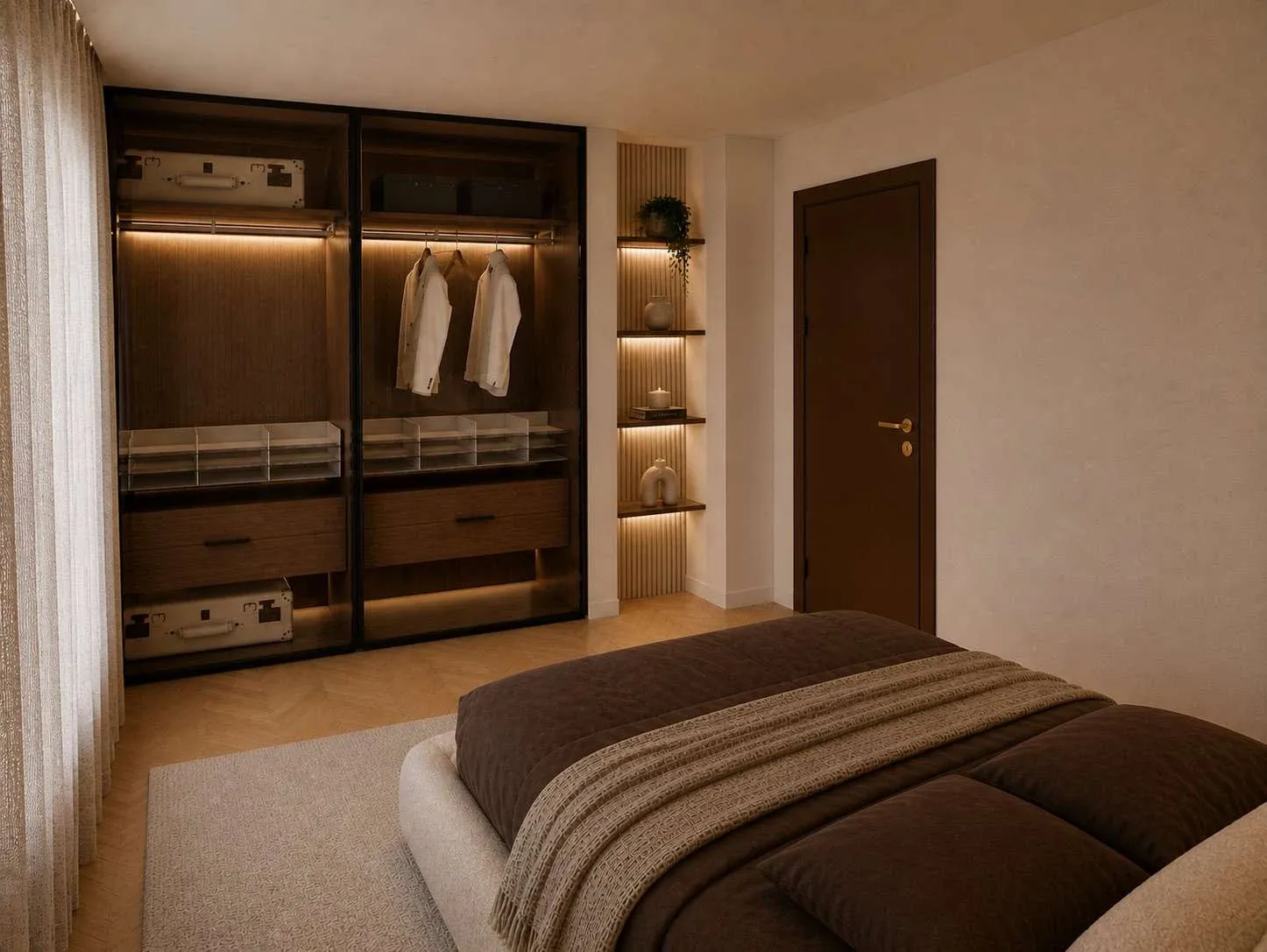 Chambre d'adolescent, vue 4 - aménagement intérieur à Saint-Étienne-du-Rouvray
